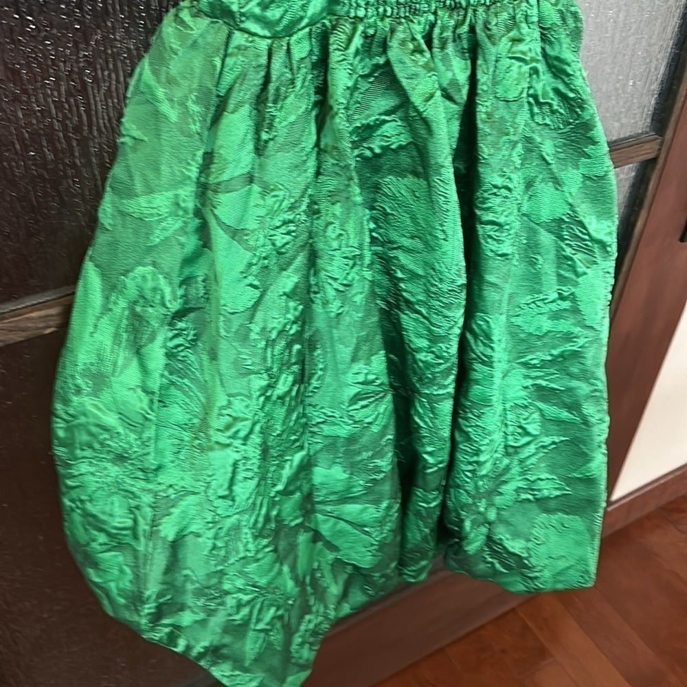 Anthropologie Green Jacquard Bubble Dress size 6 NWOT - Picture 10 of 10